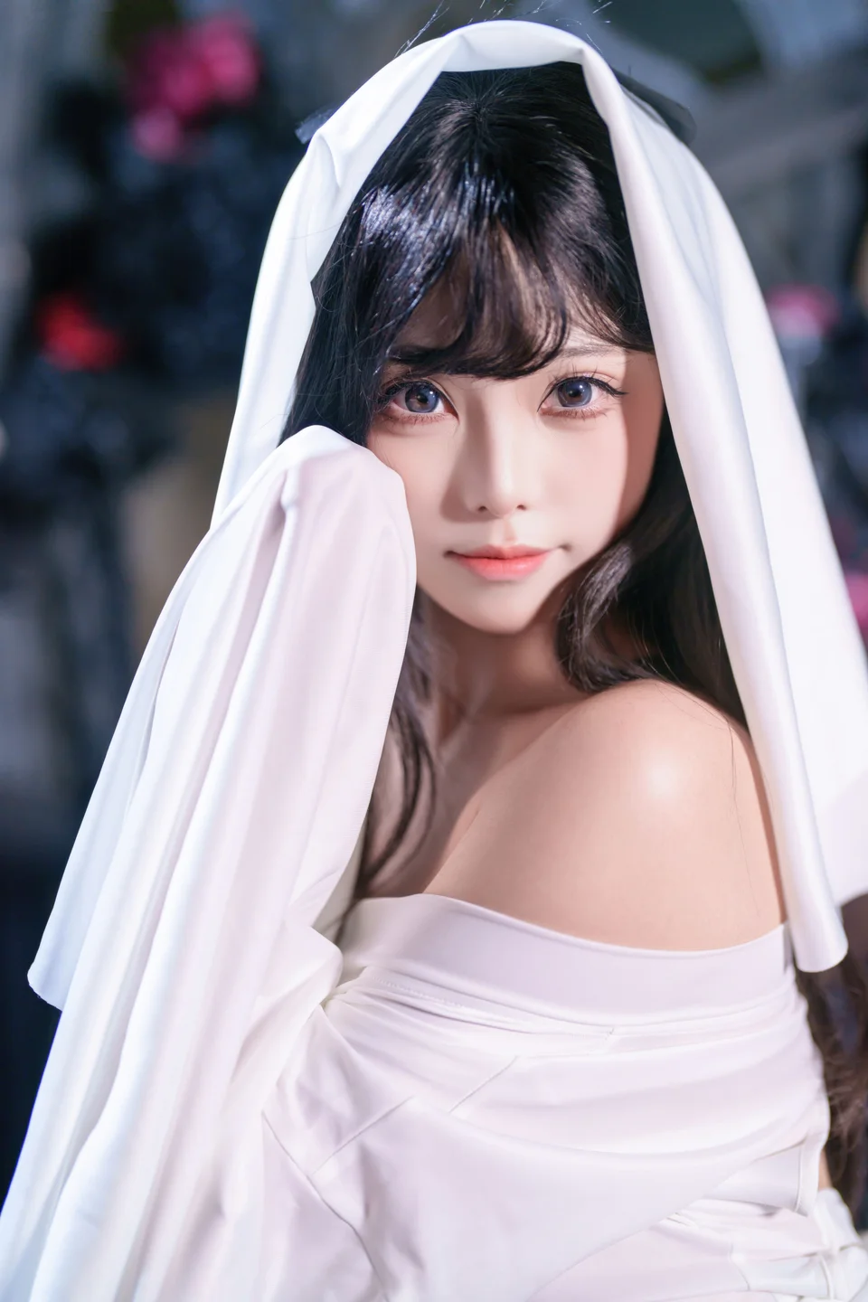 蜜汁猫裘 - 幽灵娘 [67P,3V-3.9GB] tg@simisebaisi 【丝足阁】010.webp